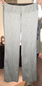 White House Black Market Gray Dress Pants Sz 4